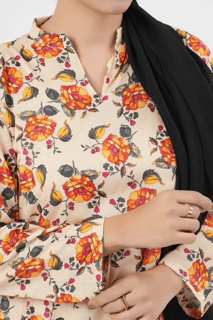 VALUABLES PRINTED LAWN 2 PIECE SUIT - Image 3