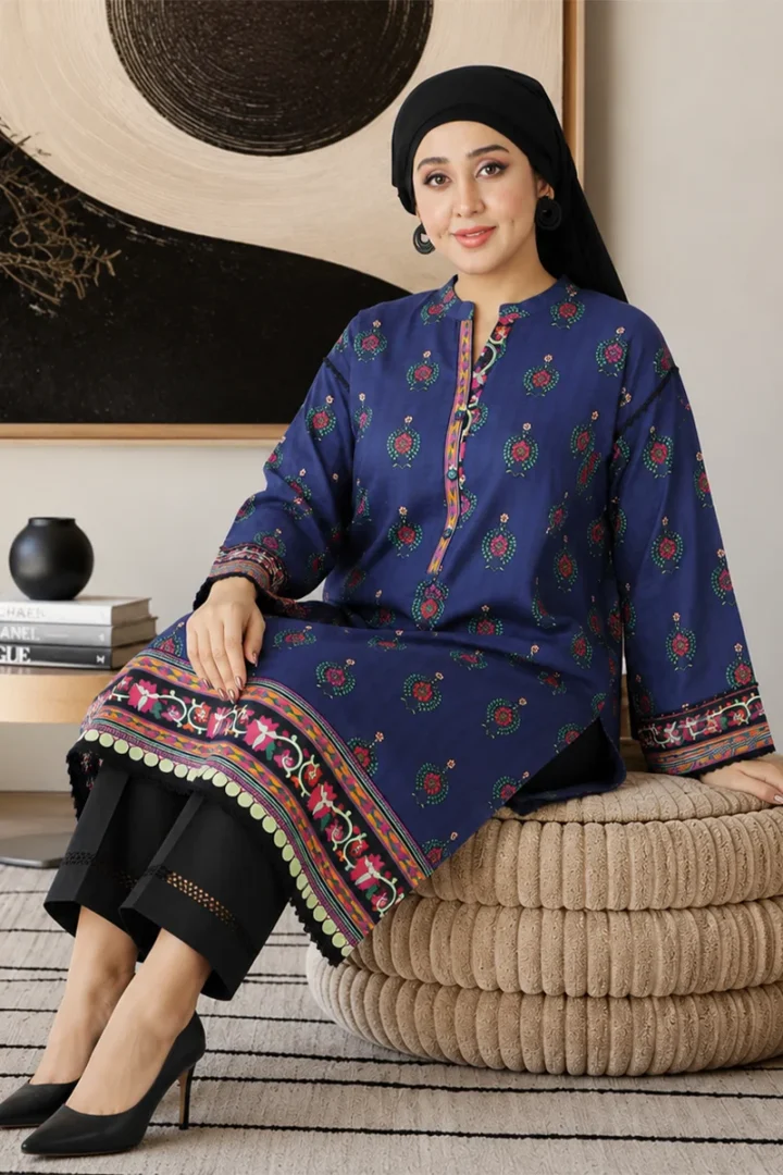 EMINENT EMBROIDERED LAWN KURTI - Image 3