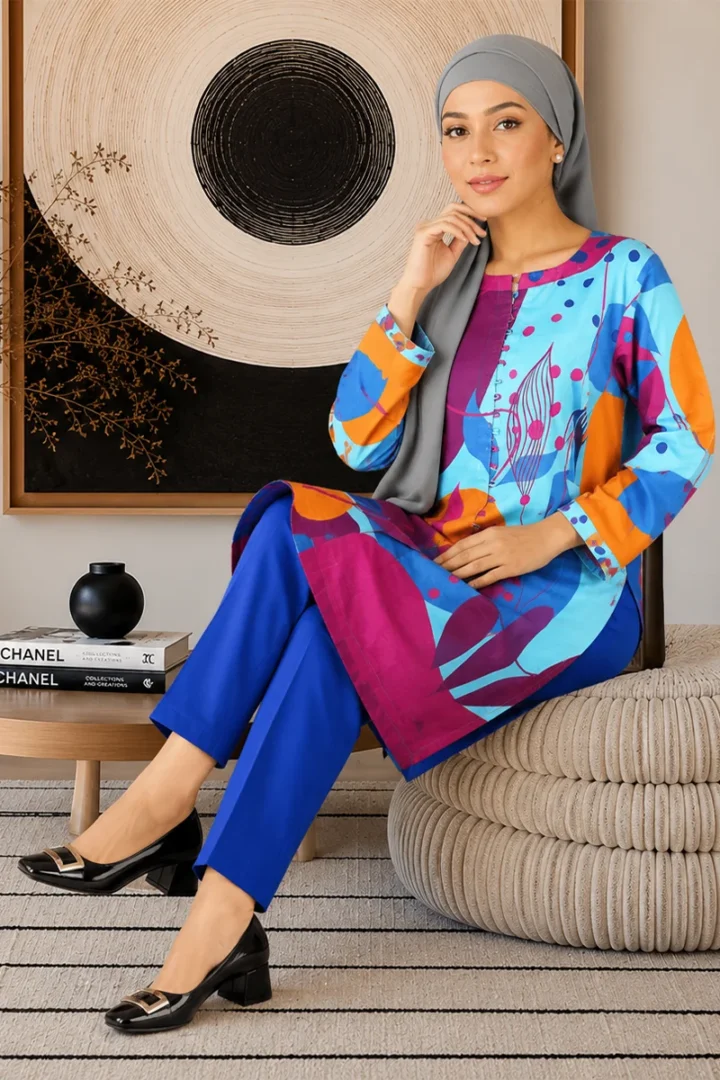 EMINENT PRINTED KHADDAR KURTI - Image 3
