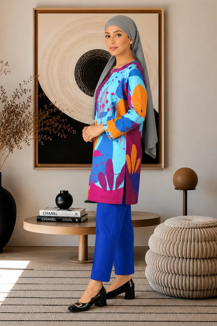 EMINENT PRINTED KHADDAR KURTI - Image 4